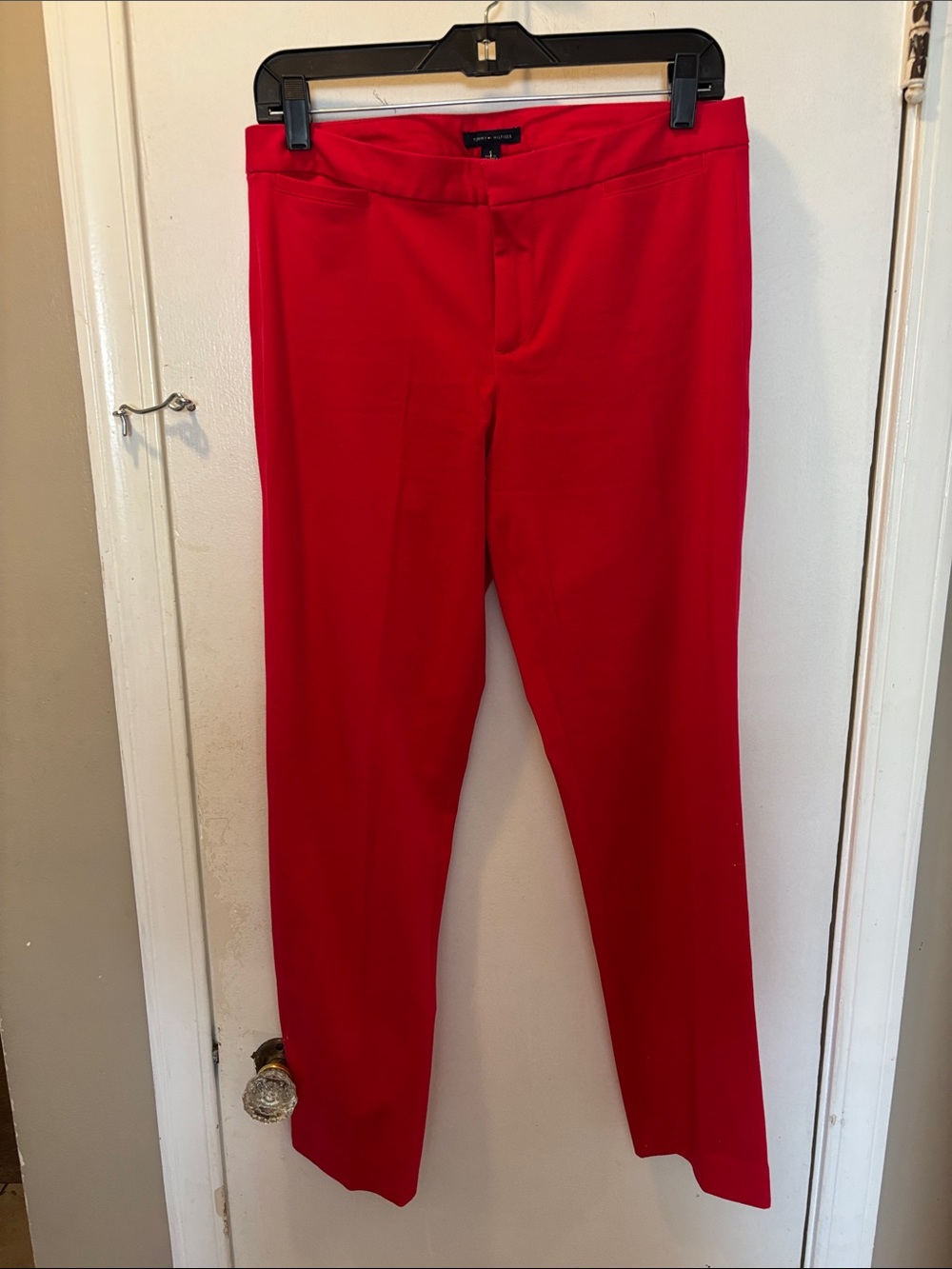 Tommy Hilfiger hot pink 6 Madison stretch slim pants 26-132-1